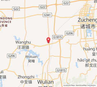 Map of Zhigou, Shandong