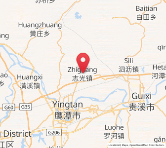 Map of Zhiguang, Jiangxi