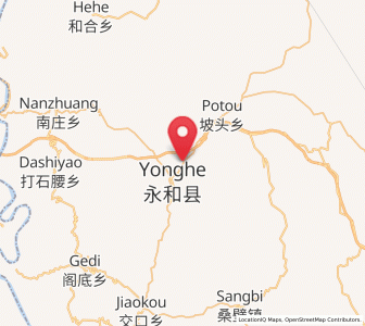 Map of Zhihe, Shanxi