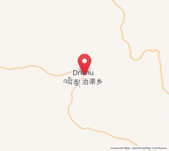 Map of Zhiqu, Qinghai