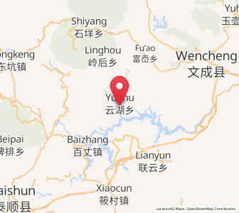 Map of Zhishan, Zhejiang
