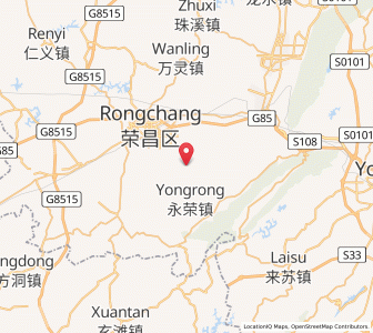 Map of Zhisheng, Chongqing