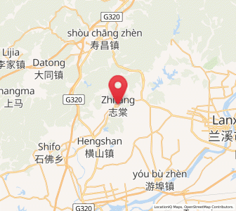 Map of Zhitang, Zhejiang