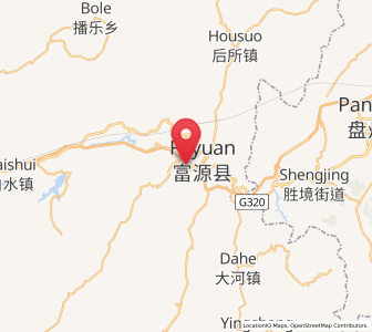 Map of Zhong’an, Yunnan