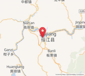 Map of Zhongcheng, Yunnan
