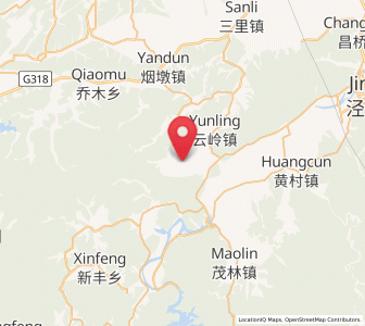 Map of Zhongcun, Anhui