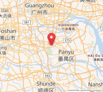 Map of Zhongcun, Guangdong