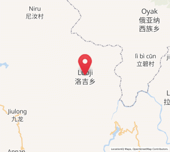 Map of Zhongcun, Yunnan