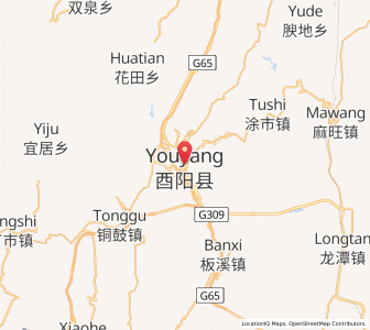 Map of Zhongduo, Chongqing