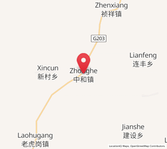 Map of Zhonghe, Heilongjiang