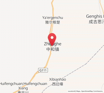 Map of Zhonghe, Inner Mongolia