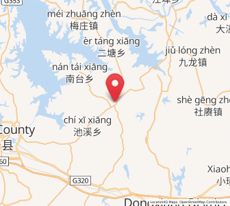 Map of Zhongling, Jiangxi