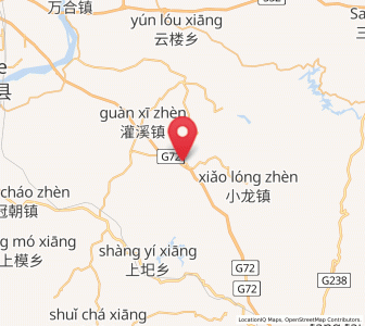 Map of Zhonglong, Jiangxi