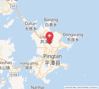 Map of Zhonglou, Fujian