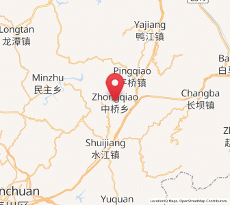Map of Zhongqiao, Chongqing