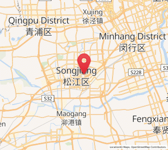 Map of Zhongshan, Shanghai