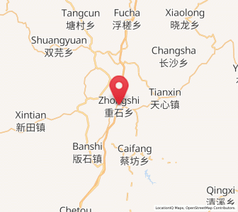 Map of Zhongshi, Jiangxi