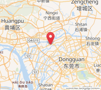 Map of Zhongtang, Guangdong