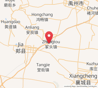 Map of Zhongtou, Henan