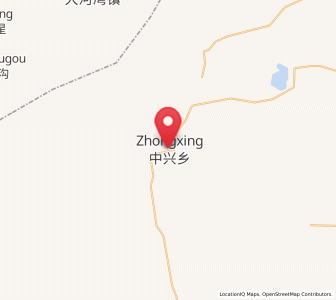 Map of Zhongxing, Heilongjiang