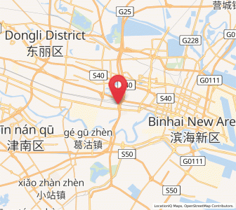 Map of Zhongxinqiao, Tianjin