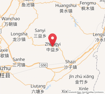 Map of Zhongyi, Chongqing