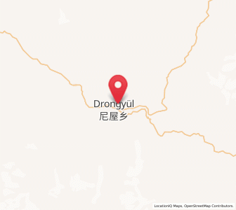 Map of Zhongyu, Tibet