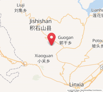 Map of Zhongzuiling, Gansu