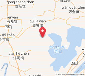 Map of Zhouhe, Hubei