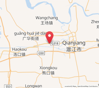 Map of Zhouji, Hubei