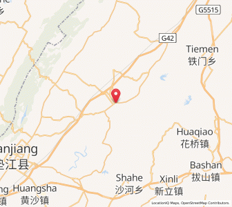 Map of Zhoujia, Chongqing