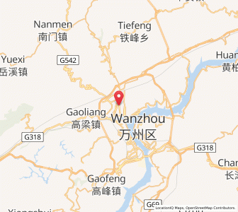 Map of Zhoujiaba, Chongqing