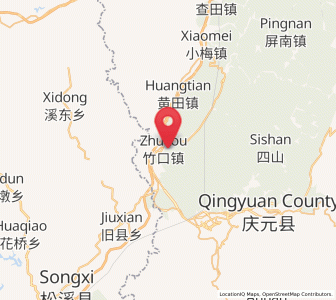 Map of Zhoukou, Zhejiang