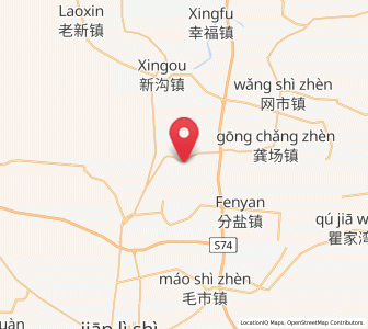 Map of Zhoulaozui, Hubei