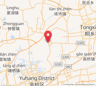 Map of Zhouquan, Zhejiang