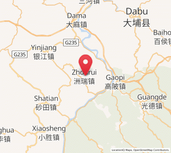 Map of Zhourui, Guangdong