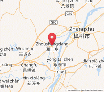 Map of Zhoushang, Jiangxi