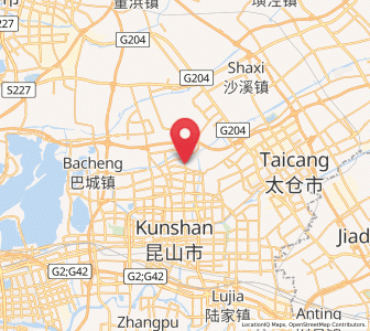 Map of Zhoushi, Jiangsu