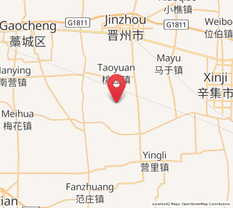 Map of Zhoutou, Hebei
