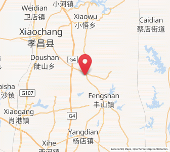 Map of Zhouxiang, Hubei