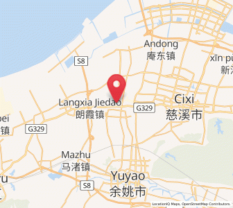 Map of Zhouxiang, Zhejiang