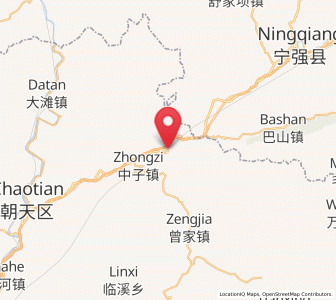 Map of Zhuandou, Sichuan