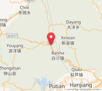 Map of Zhuangbian, Fujian