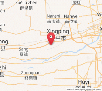 Map of Zhuangtou, Shaanxi