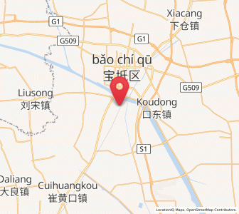 Map of Zhuangtou, Tianjin