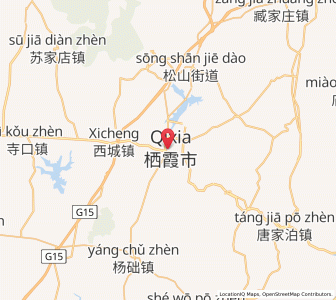 Map of Zhuangyuan, Shandong