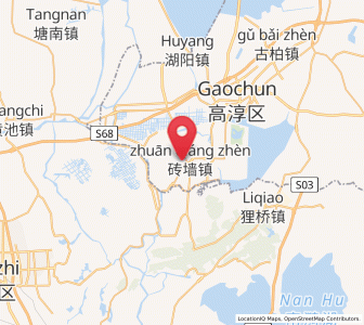 Map of Zhuanqiang, Jiangsu
