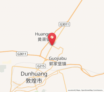 Map of Zhuanqukou, Gansu