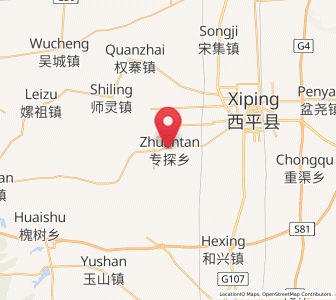Map of Zhuantan, Henan