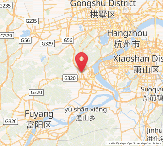 Map of Zhuantang, Zhejiang